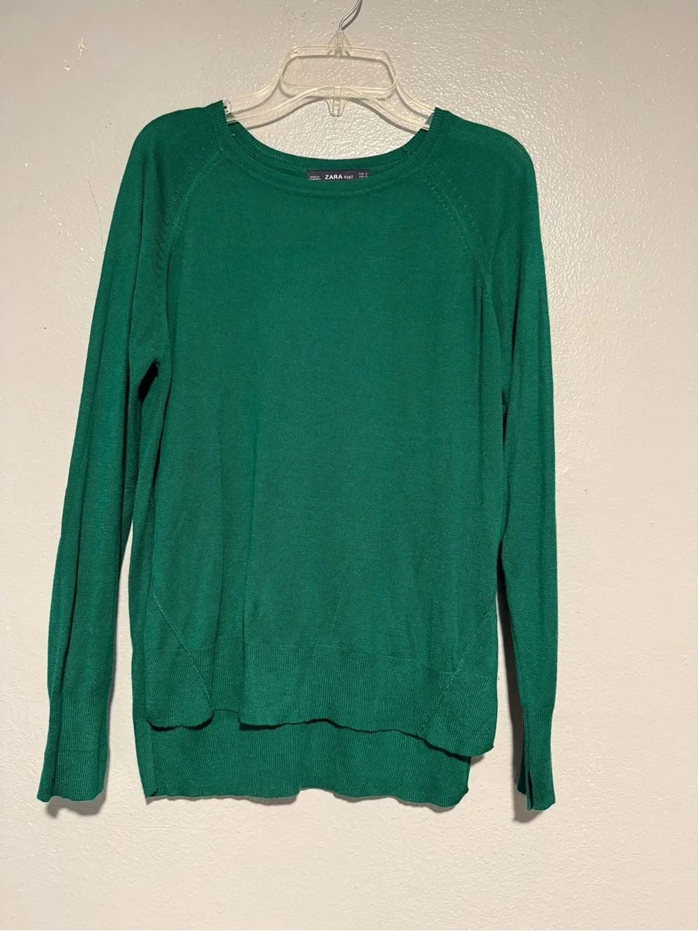 Zara emerald  Crewneck Women's Sweater size S